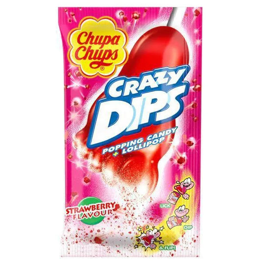 Chupa Chups Crazy Dip Strawberry