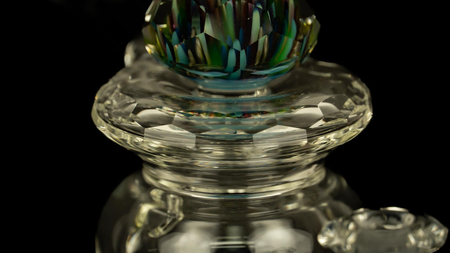 @bc_glass Clear Kickback Faceted Innerloop