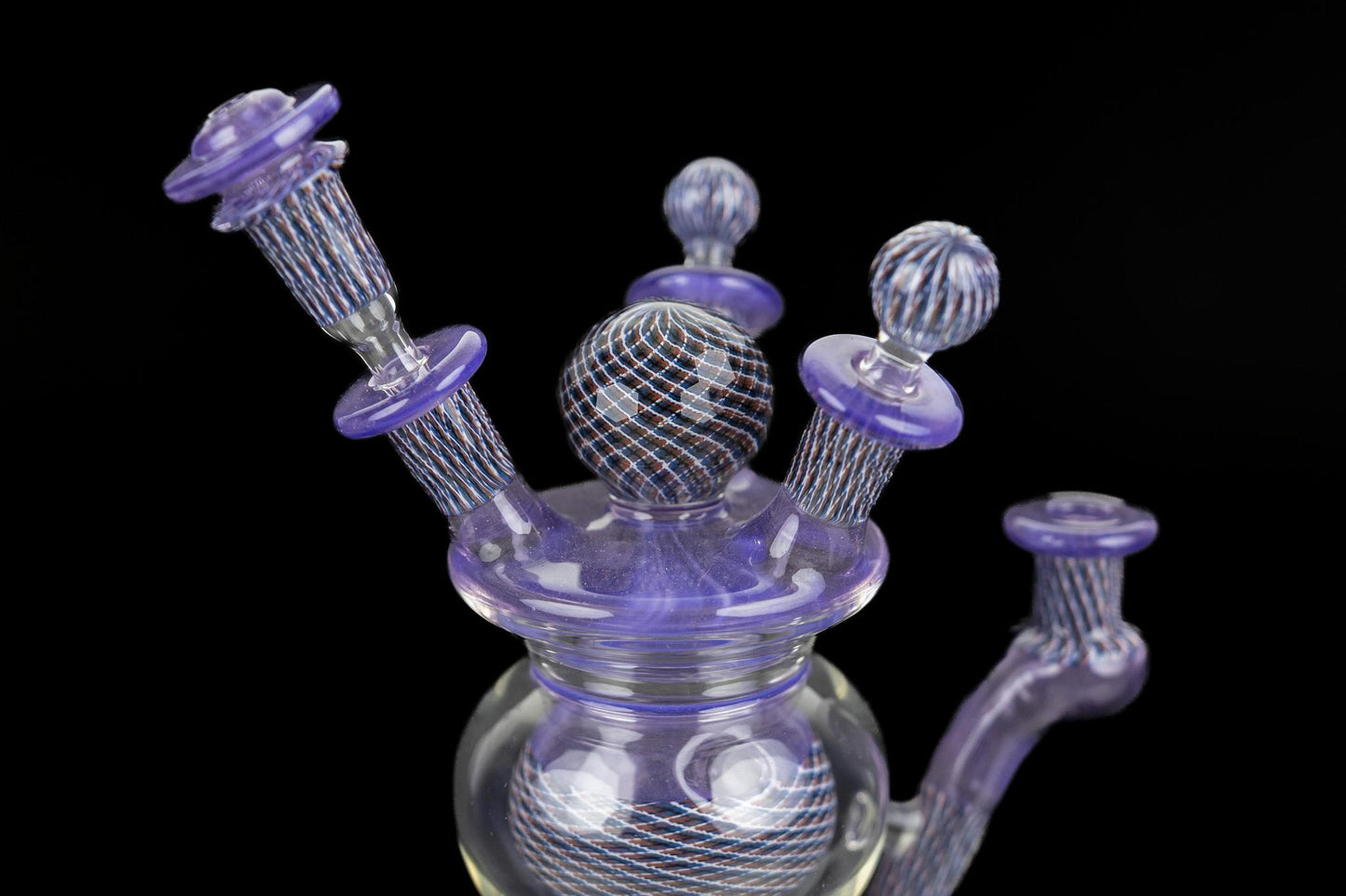 @bc_glass x @mhennyglass Innerloop Hookah w/ All Matching Accessories