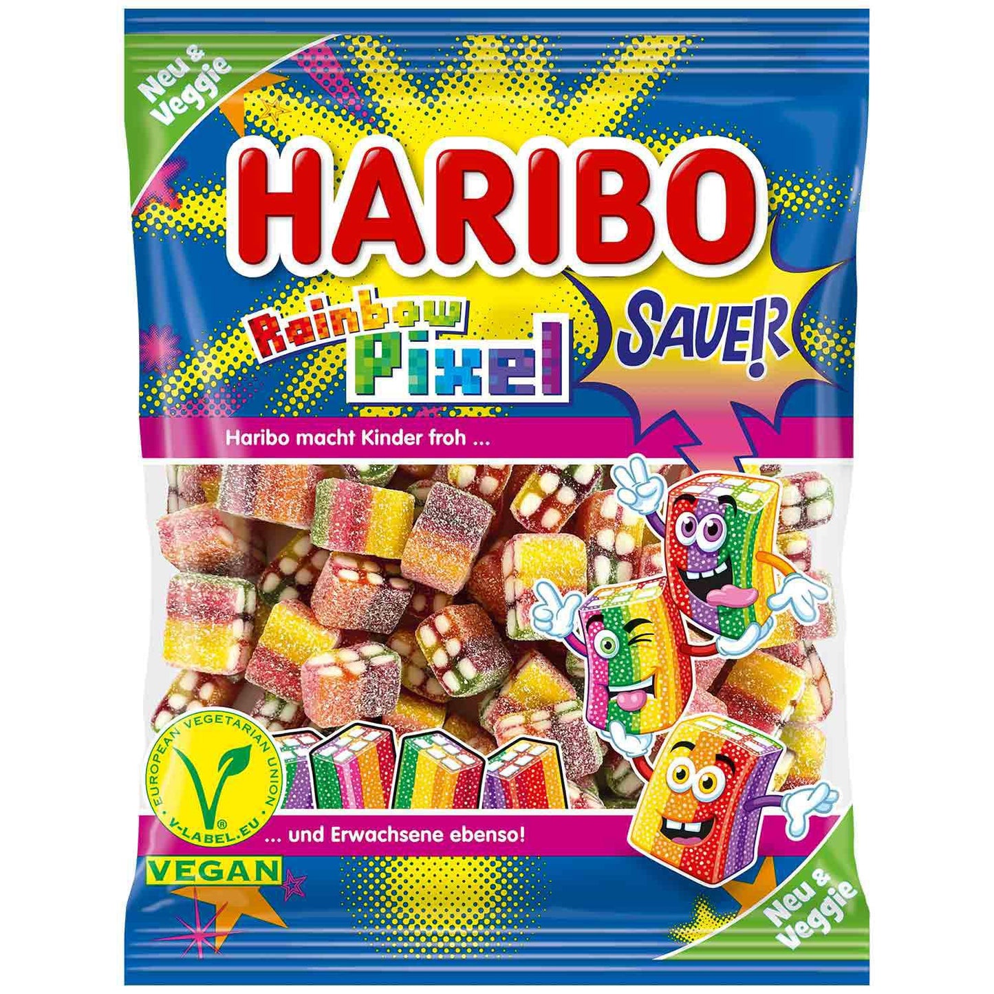 Haribo Rainbow Fizz Sauer 160g (Germany)