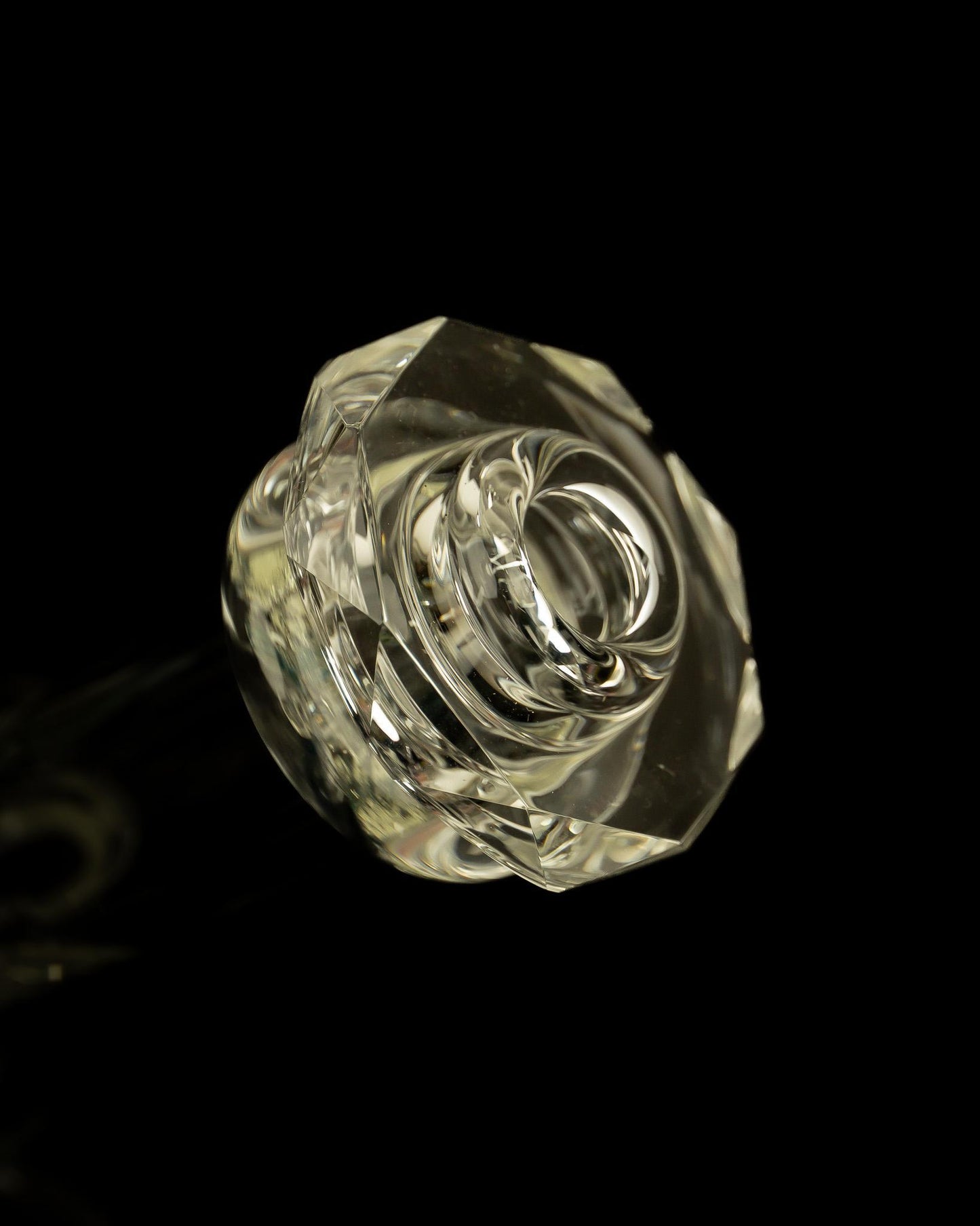 @bc_glass Clear Kickback Faceted Innerloop
