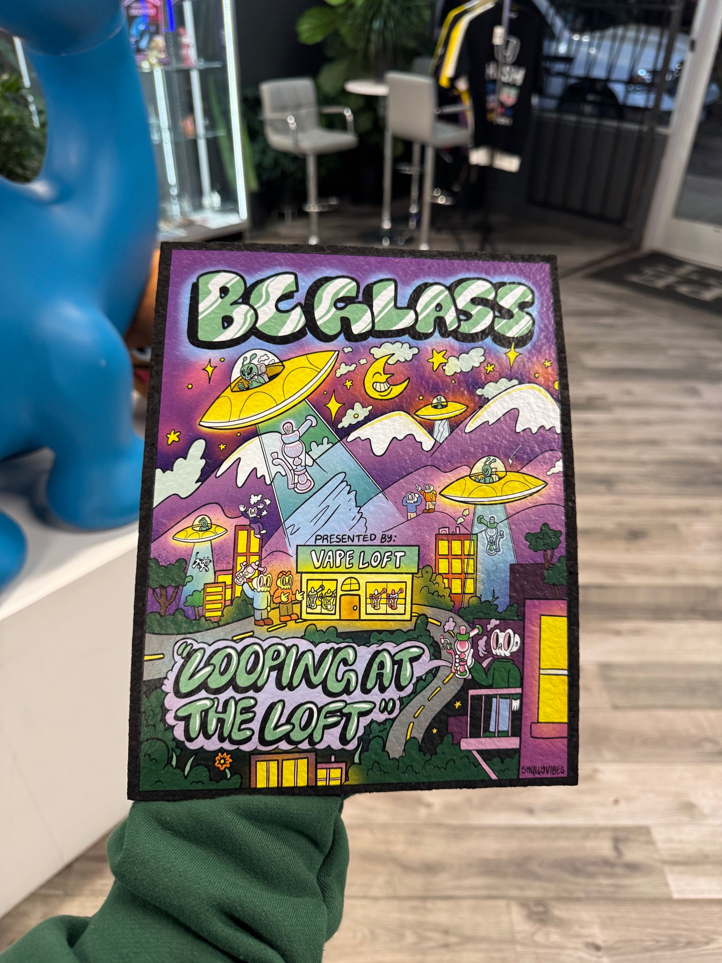 BC Glass Moodmat - Looping At The Loft