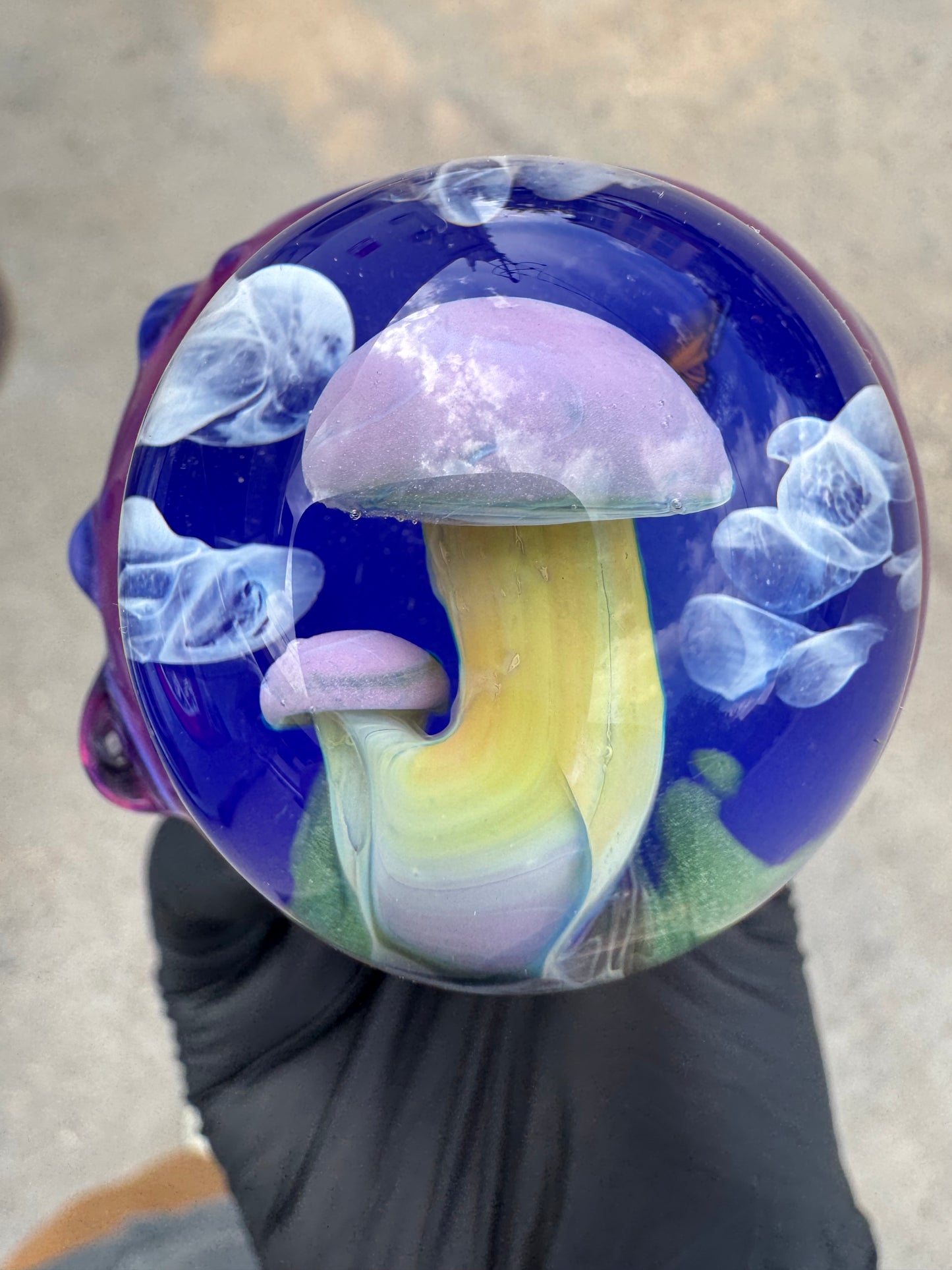 Berzerker Glass Mushroom Spoon