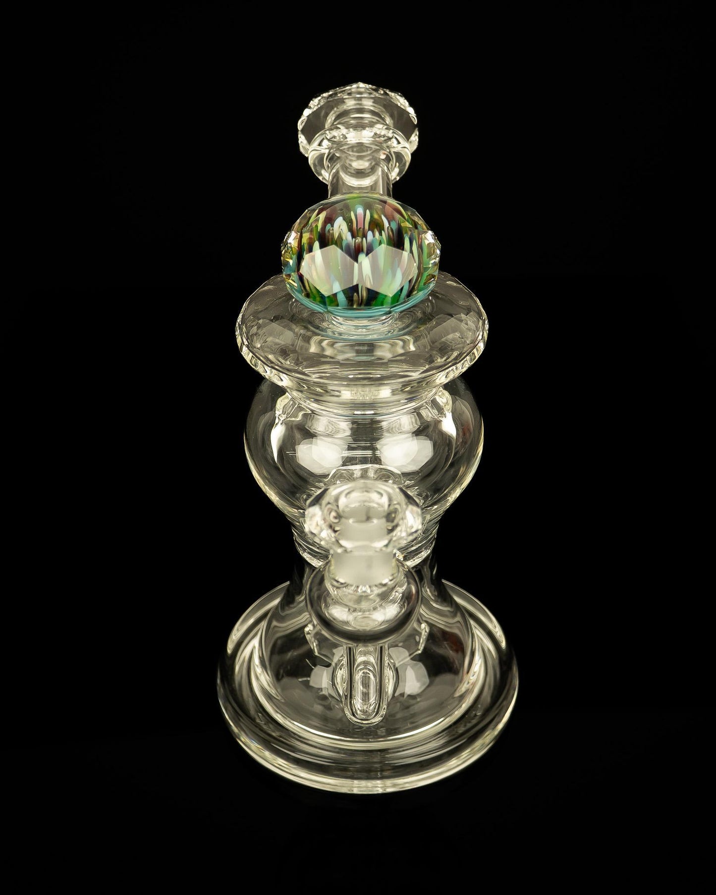 @bc_glass Clear Kickback Faceted Innerloop