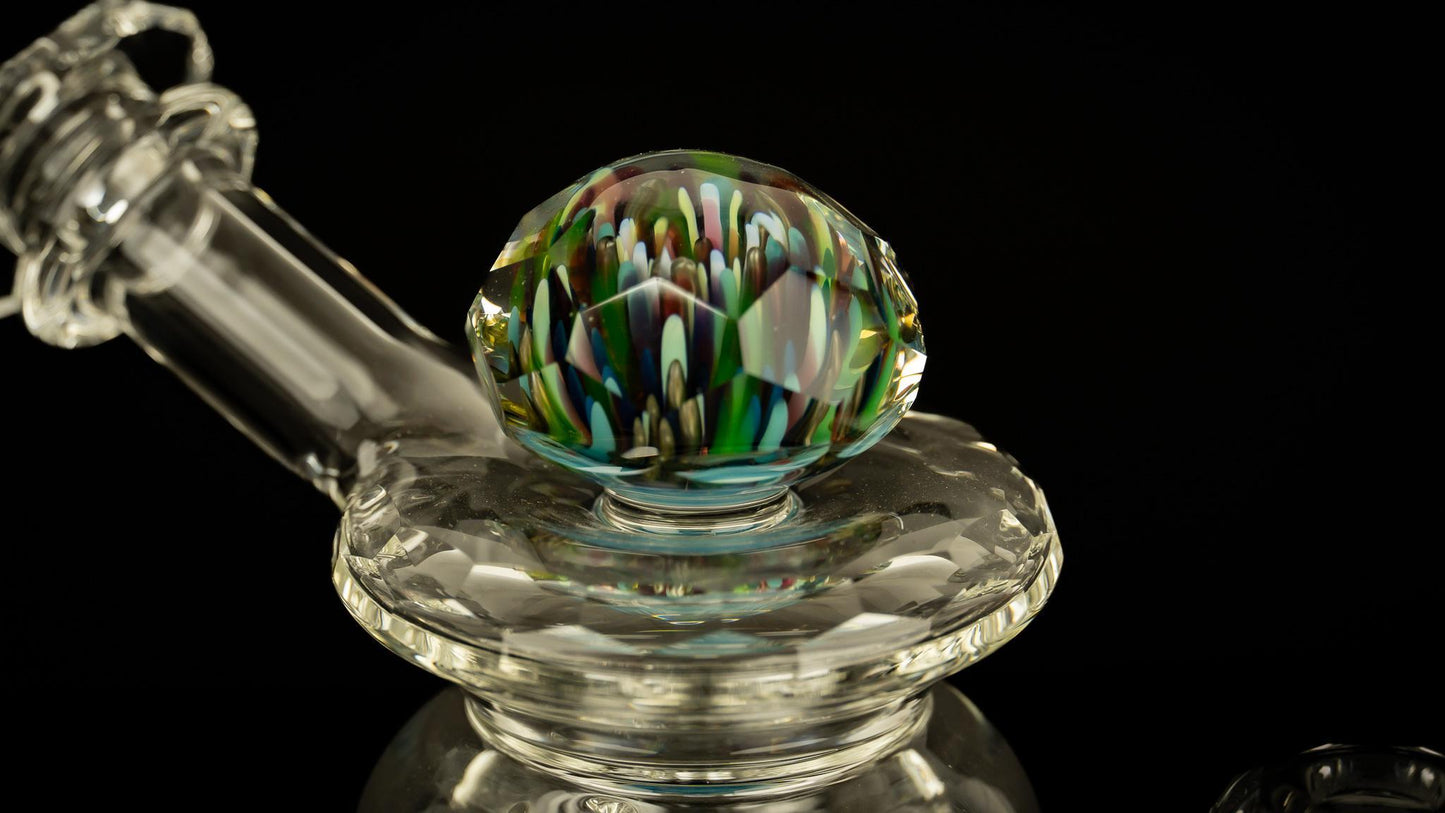 @bc_glass Clear Kickback Faceted Innerloop