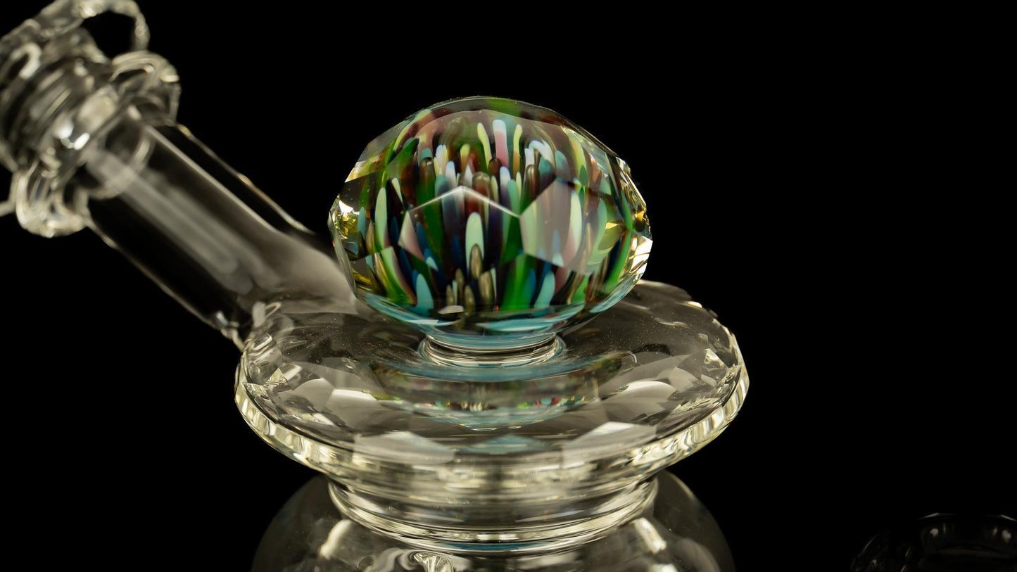 @bc_glass Clear Kickback Faceted Innerloop