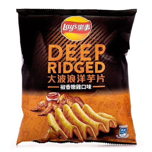 Lays Chips Deep Ridge Pepper Chicken 1.07 oz (Taiwan)