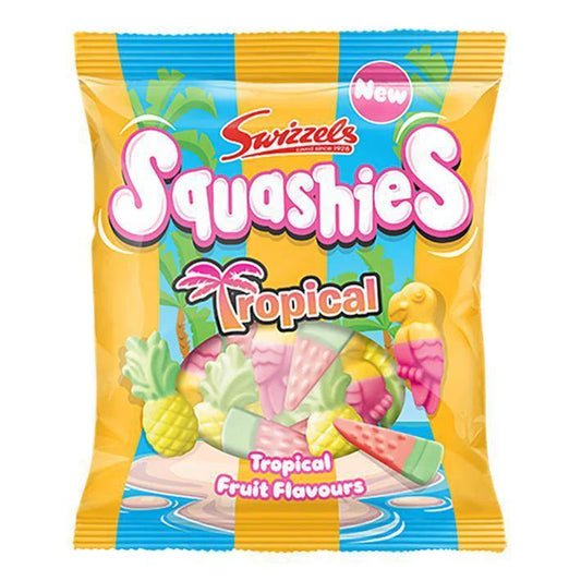 Swizzels Drumstick Squashies Tropical Flavor 100g (UK)