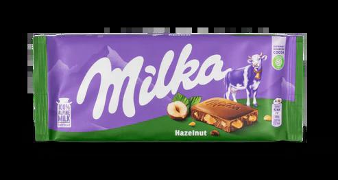 Milka Haselnuss/Hazelnuts 100g (European)