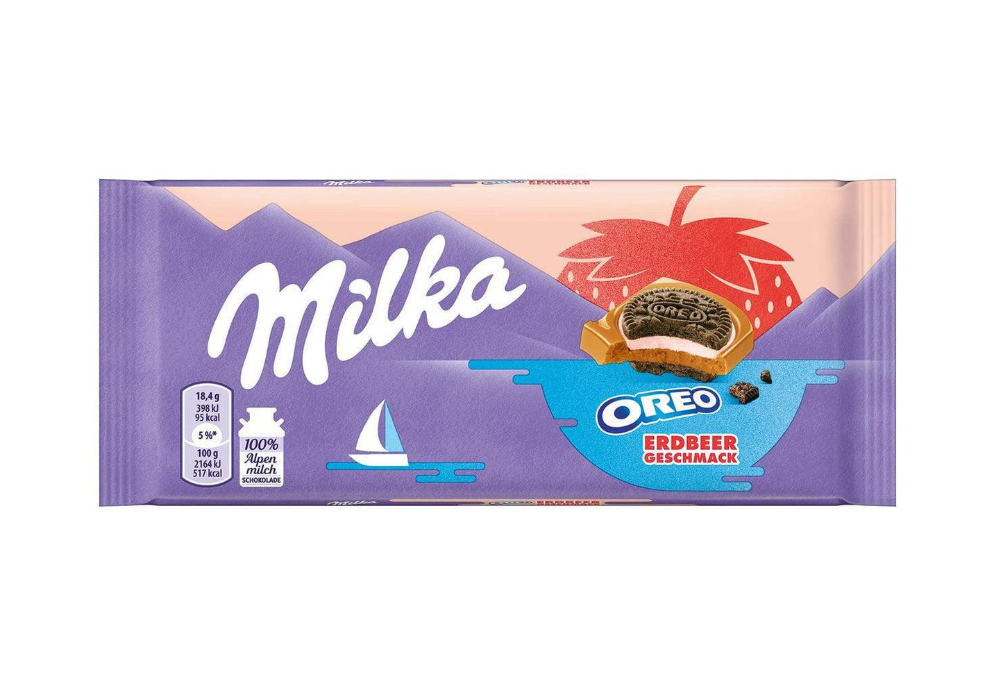 Milka Oreo Strawberry Sandwich 92g (European)