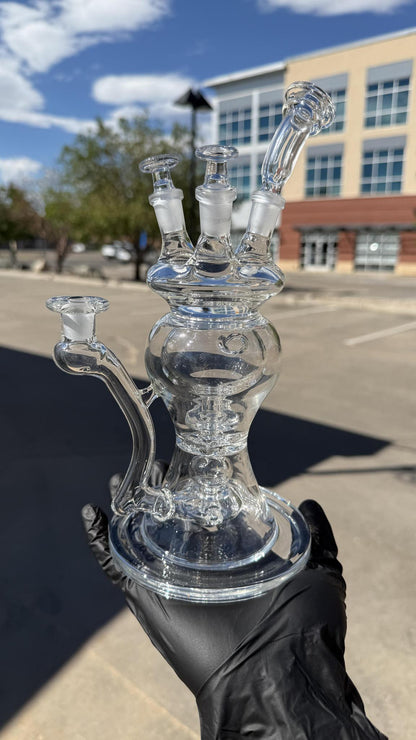 @bc_glass Clear Innerloop Hookah w/ All Matching Accessories