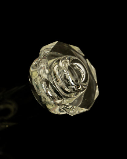 @bc_glass Clear Kickback Faceted Innerloop