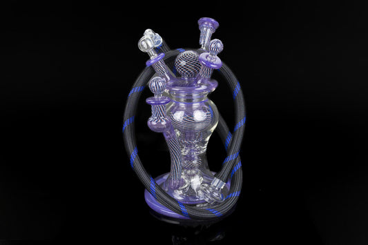 @bc_glass x @mhennyglass Innerloop Hookah w/ All Matching Accessories