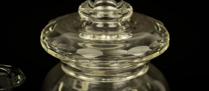 @bc_glass Clear Faceted Bent-Neck Innerloop