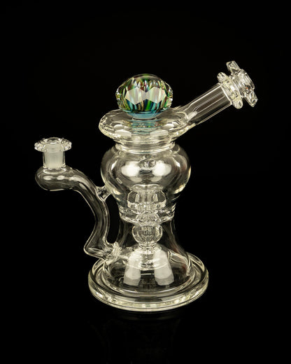 @bc_glass Clear Kickback Faceted Innerloop
