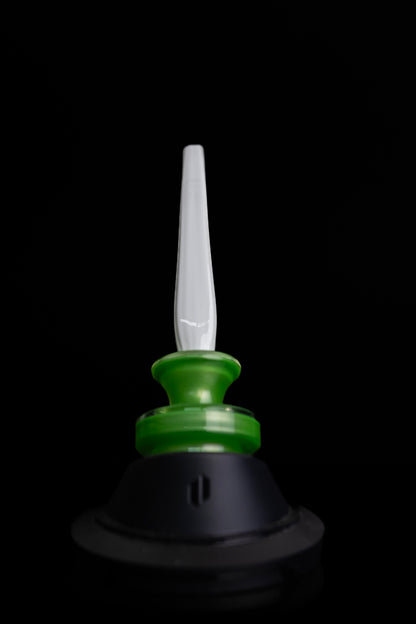 Bear Mountain Studios Cavalier Dry Puffco Top - Green And White