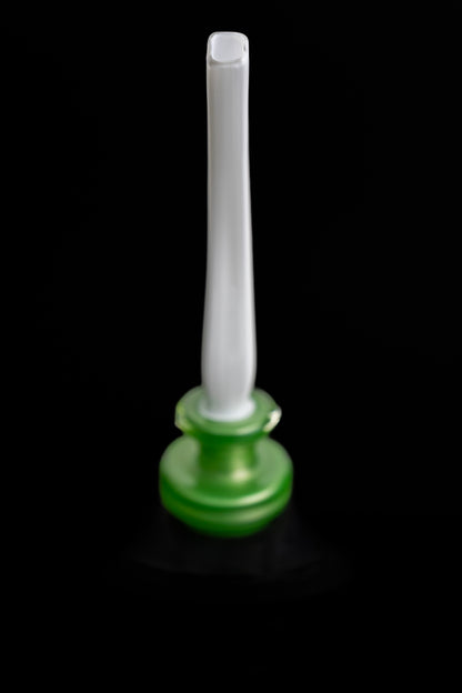 Bear Mountain Studios Cavalier Dry Puffco Top - Green And White