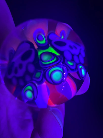 Lil Bear Multi Skull Dotstack Marble