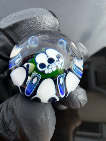 Lil Bear Multi Skull Dotstack Marble