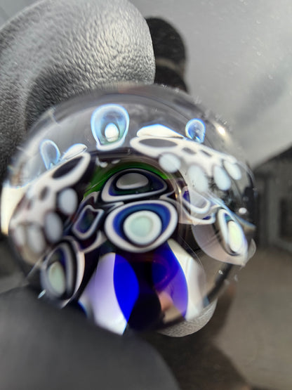 Lil Bear Multi Skull Dotstack Marble