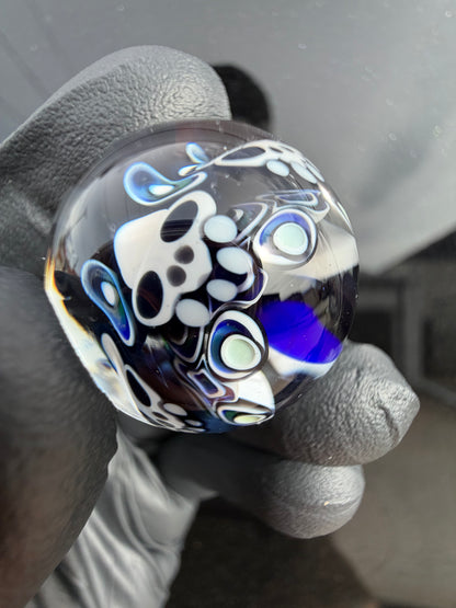 Lil Bear Multi Skull Dotstack Marble