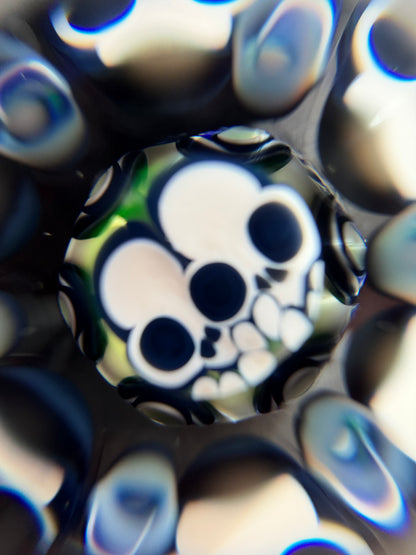 Lil Bear Multi Skull Dotstack Marble