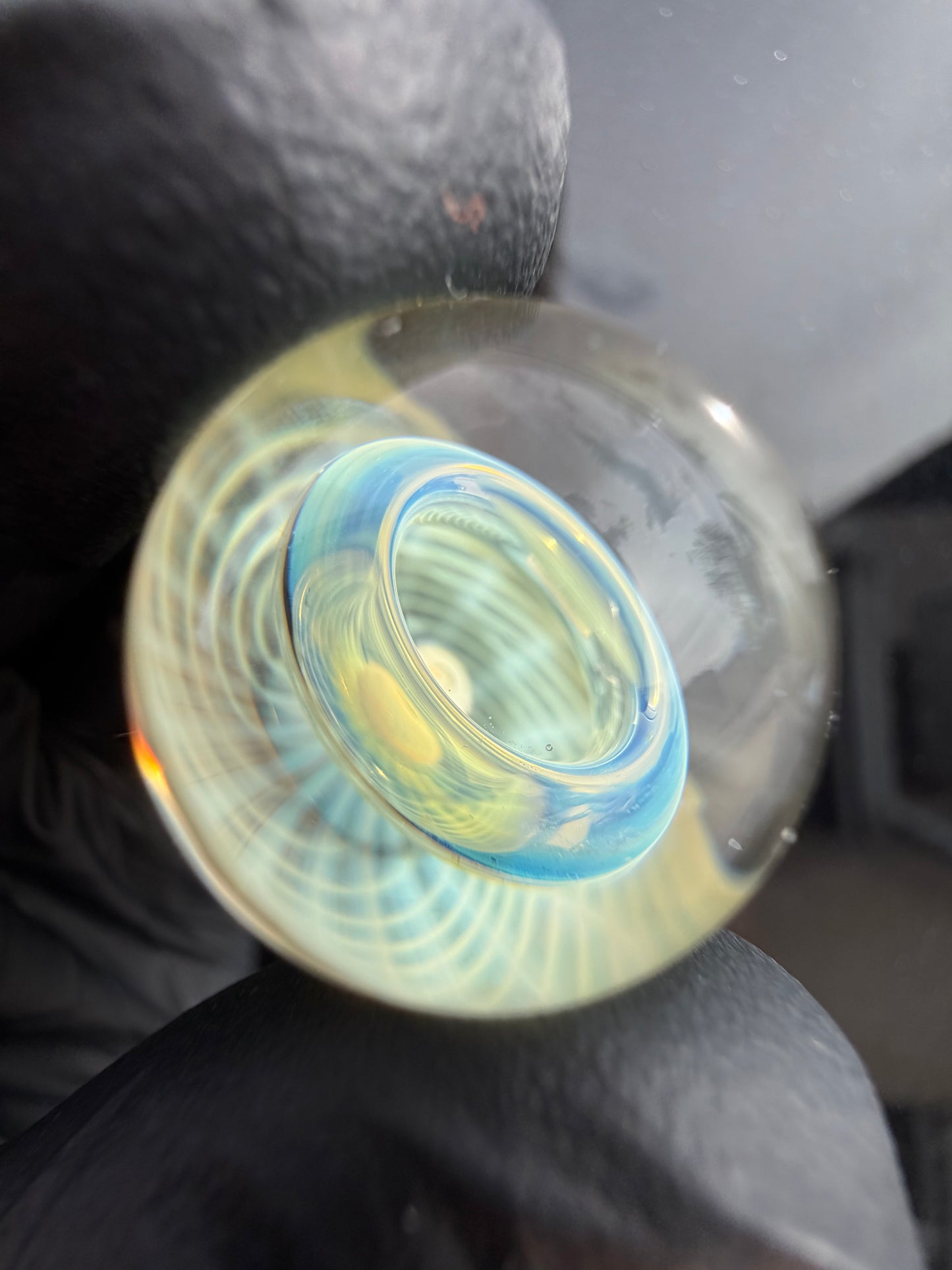 Beak Glass 25mm Air Trap & Fume Marble