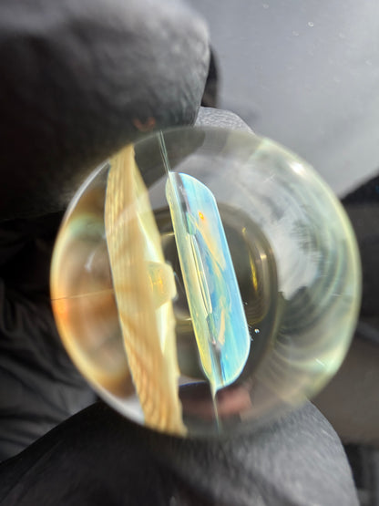 Beak Glass 25mm Air Trap & Fume Marble