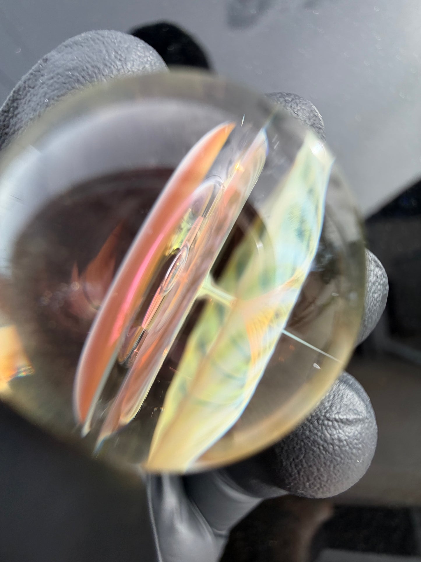 Beak Glass 28mm Air Trap & Fume marble