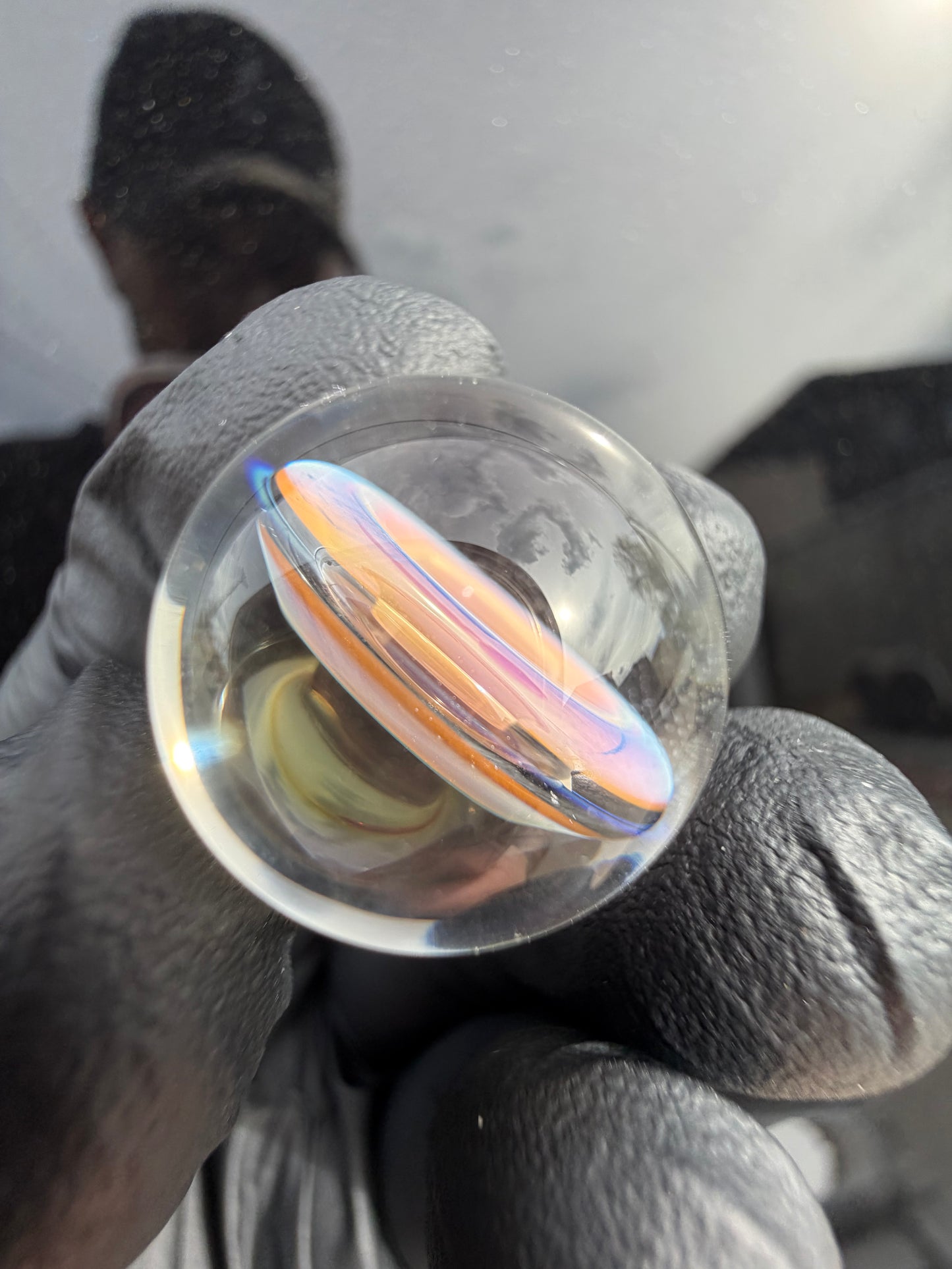 Beak Glass Air Trap Donut Marble