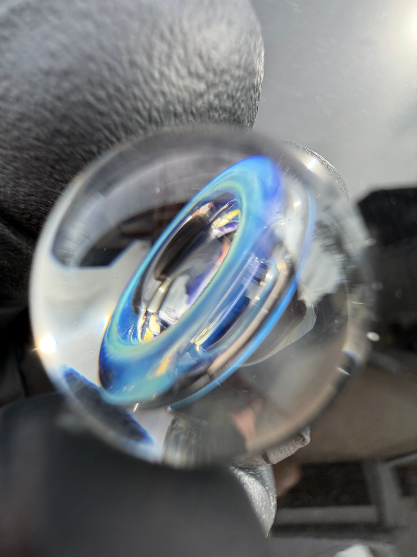 Beak Glass Air Trap Donut Marble