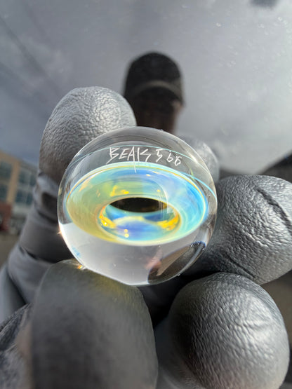 Beak Glass Air Trap Donut Marble