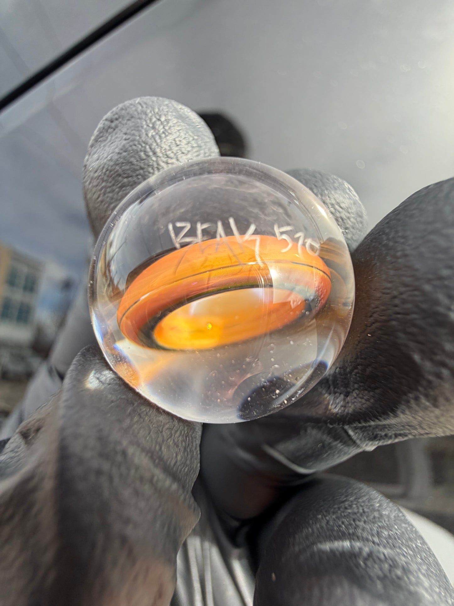 Beak Glass Air Trap Donut Marble