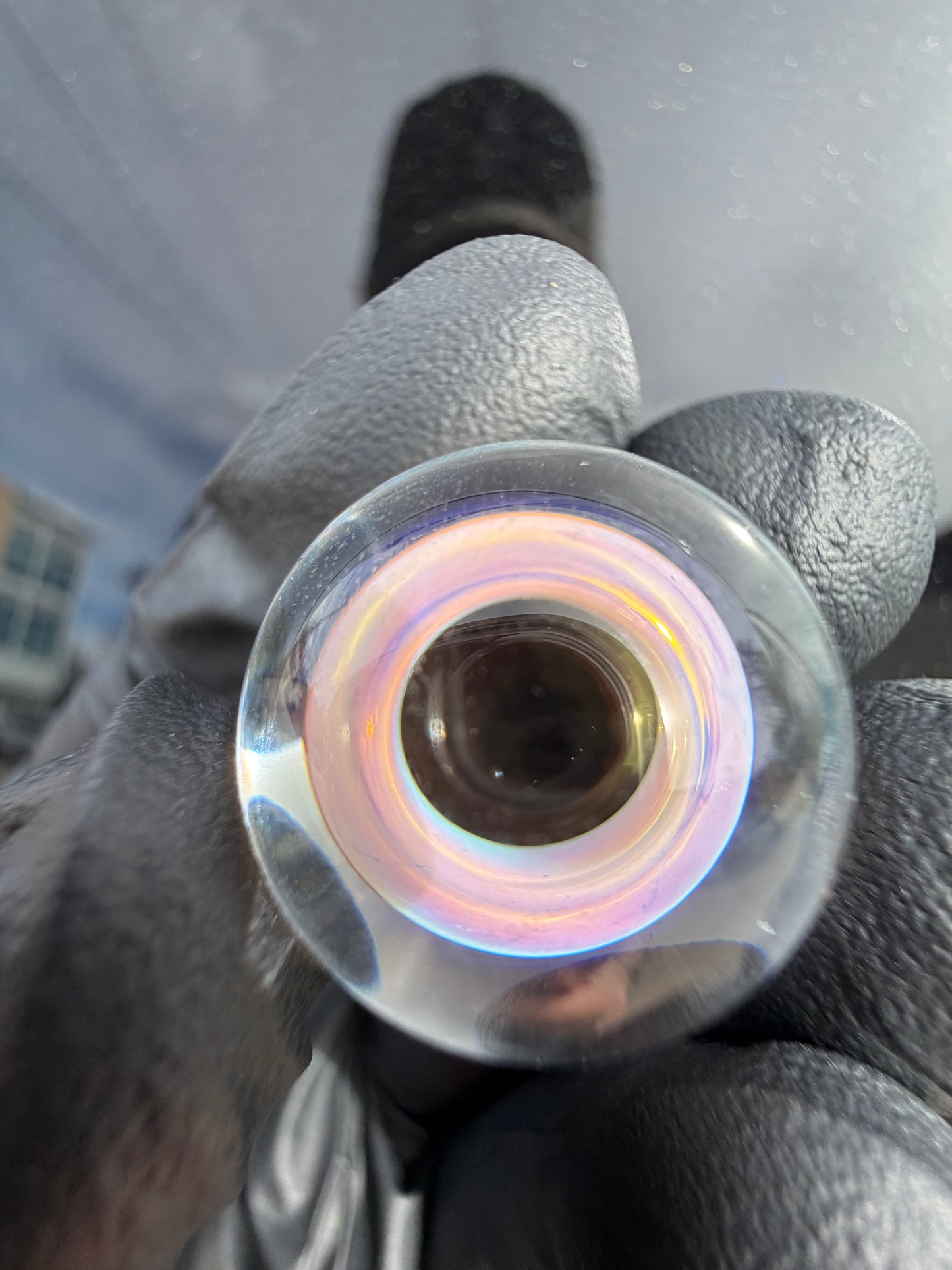Beak Glass Air Trap Donut Marble