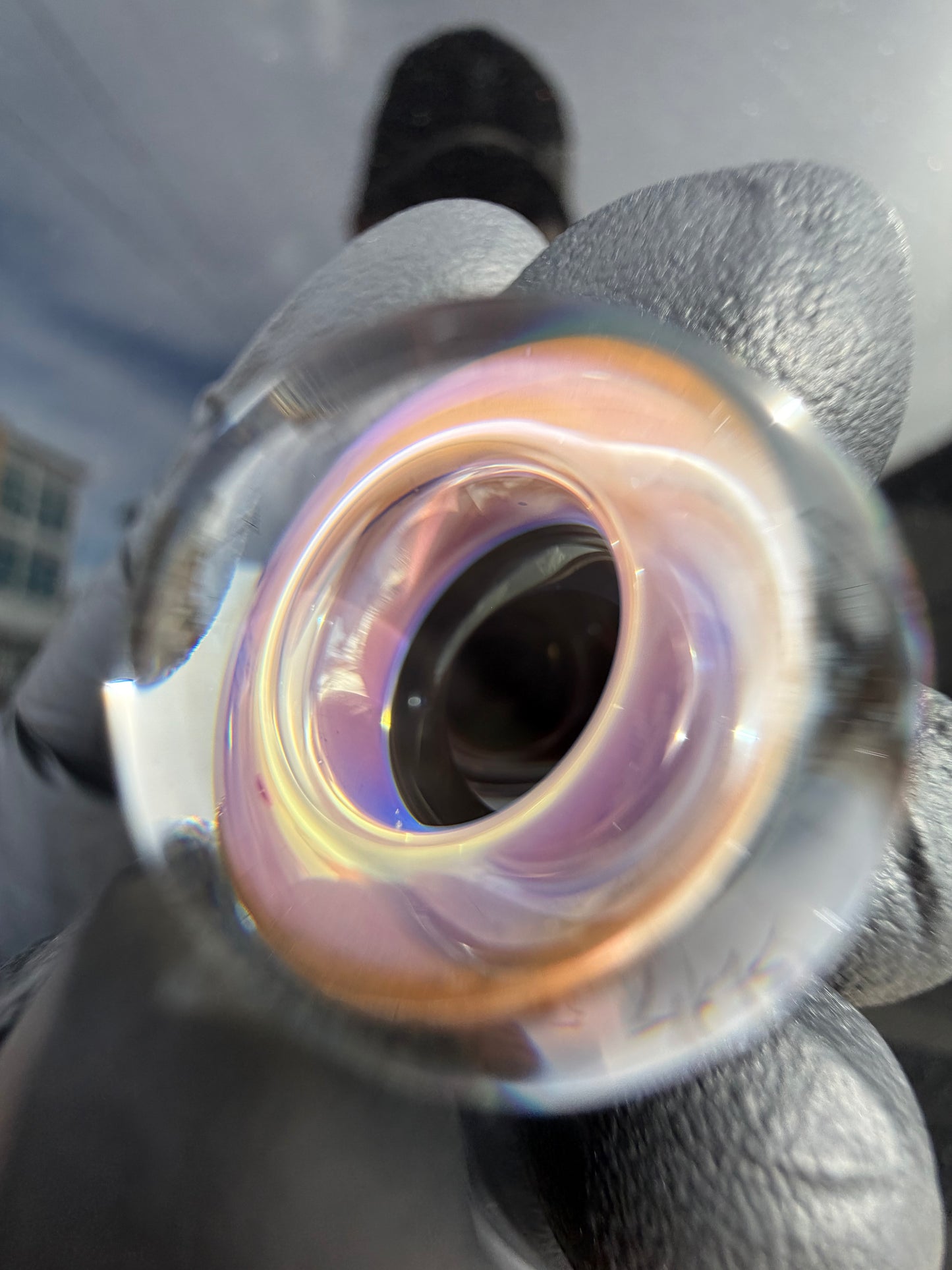 Beak Glass Air Trap Donut Marble