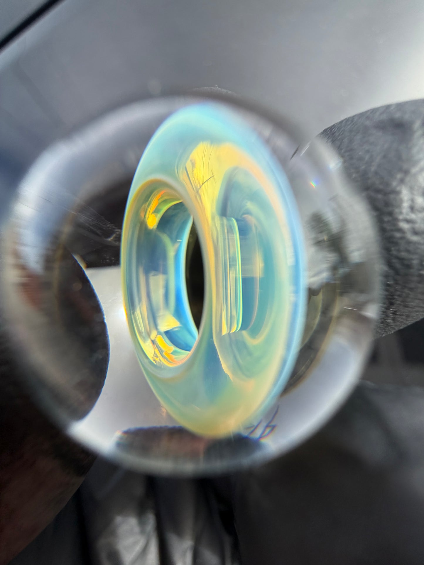 Beak Glass Air Trap Donut Marble