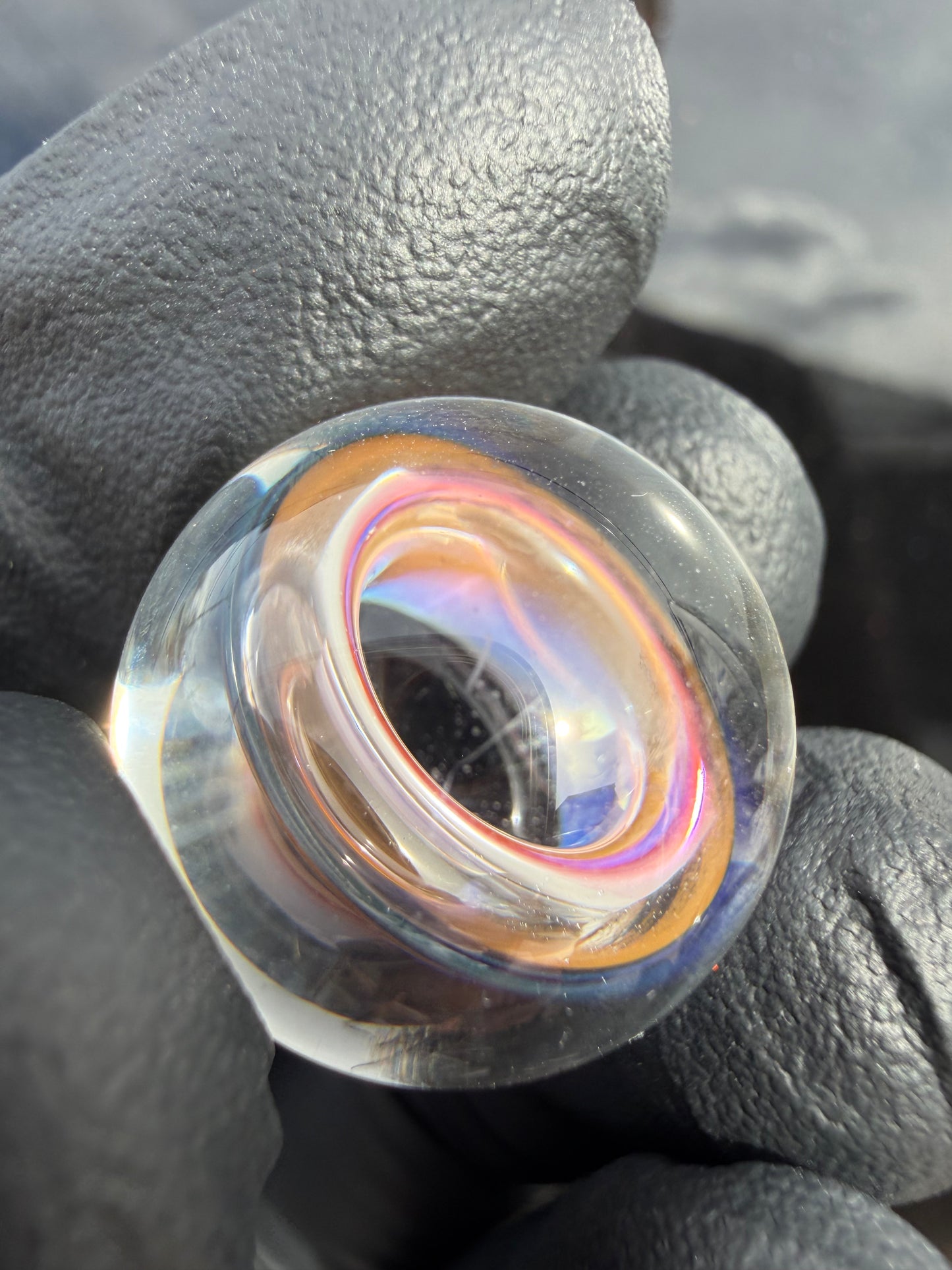 Beak Glass Air Trap Donut Marble