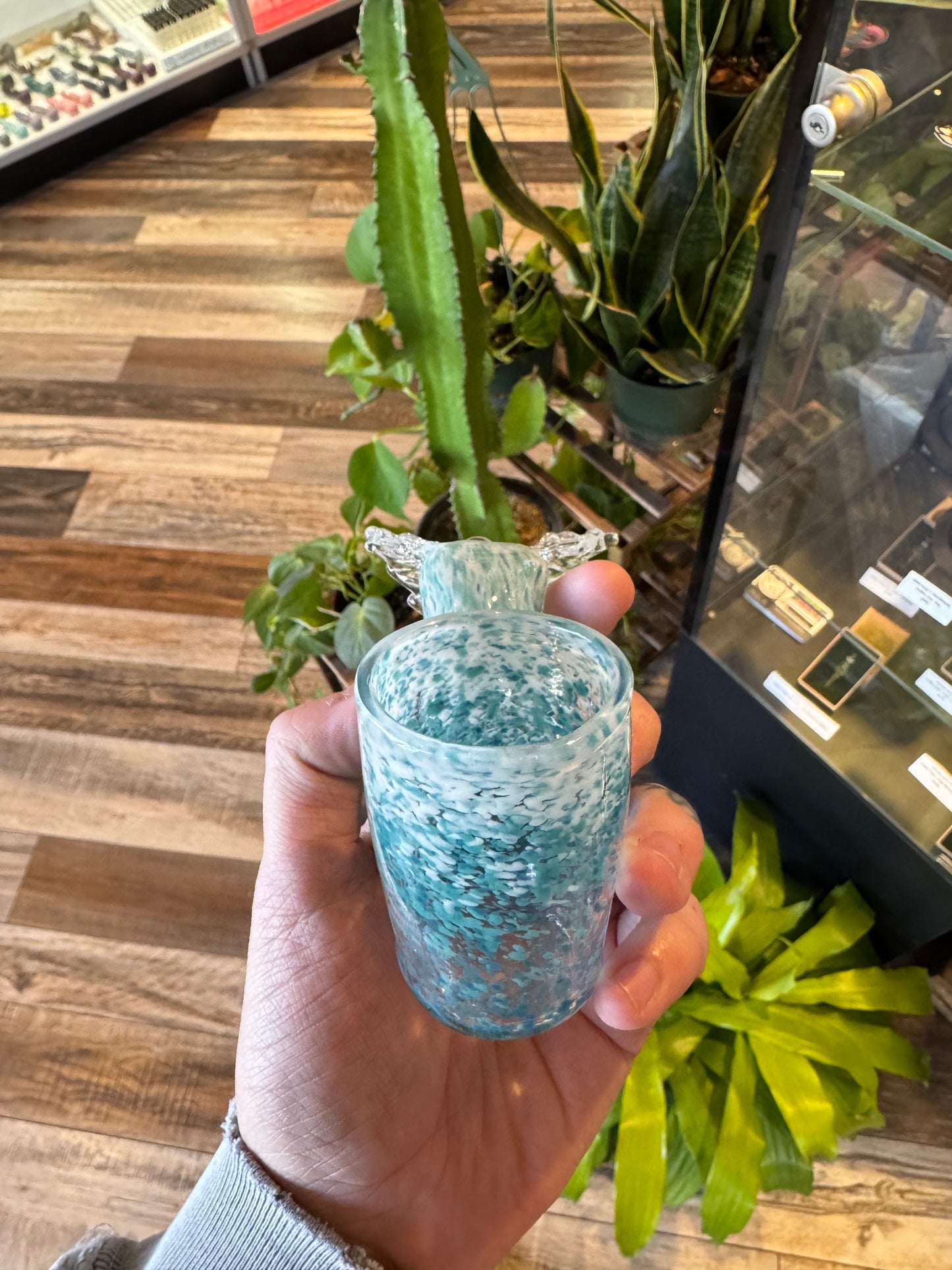 Black Sand Glass Wave Puffco Proxy Attachment