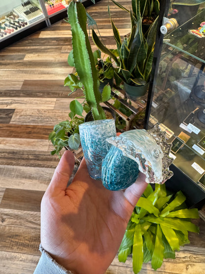 Black Sand Glass Wave Puffco Proxy Attachment