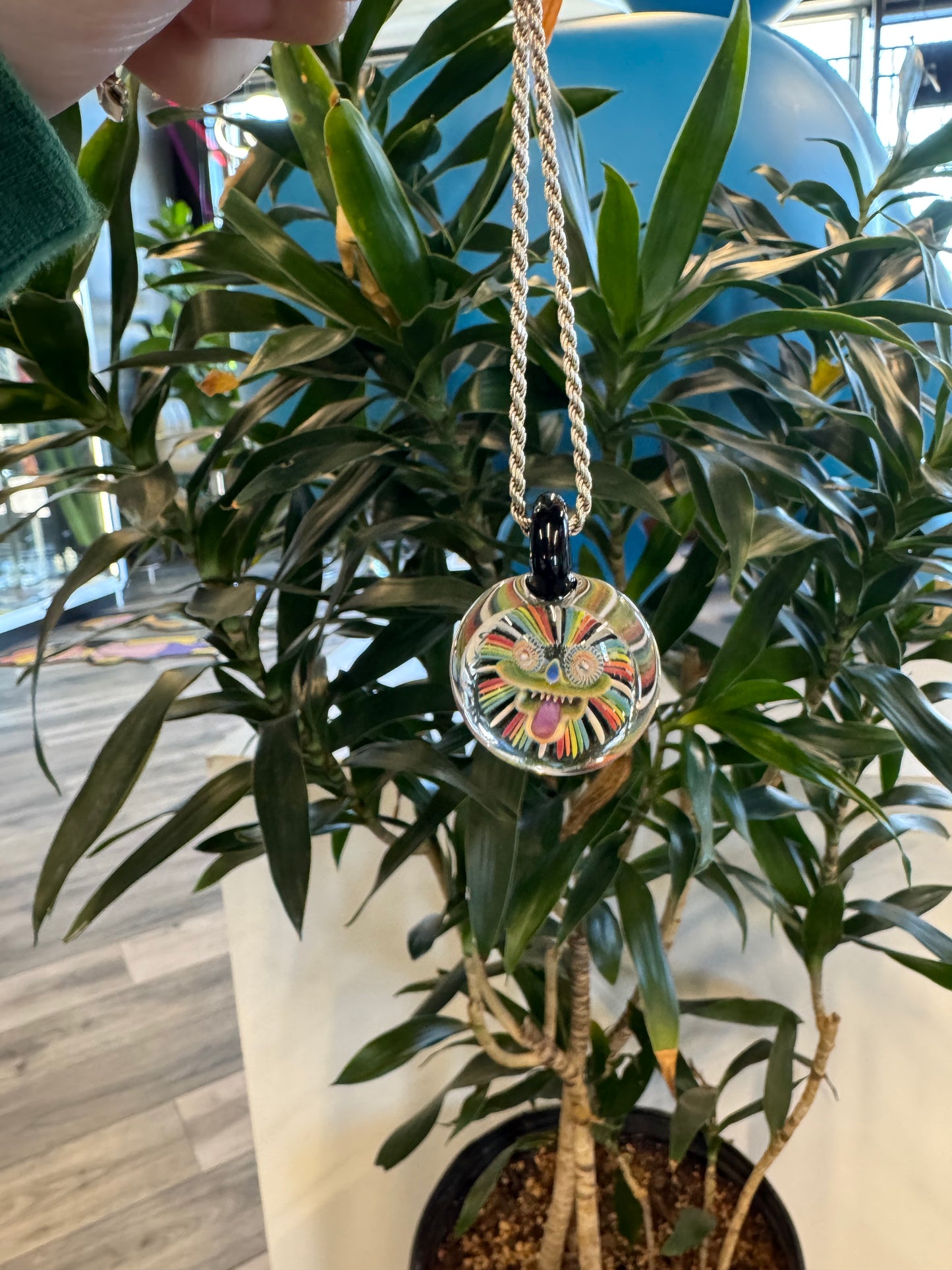 Steve H Pendant - Implosion Face