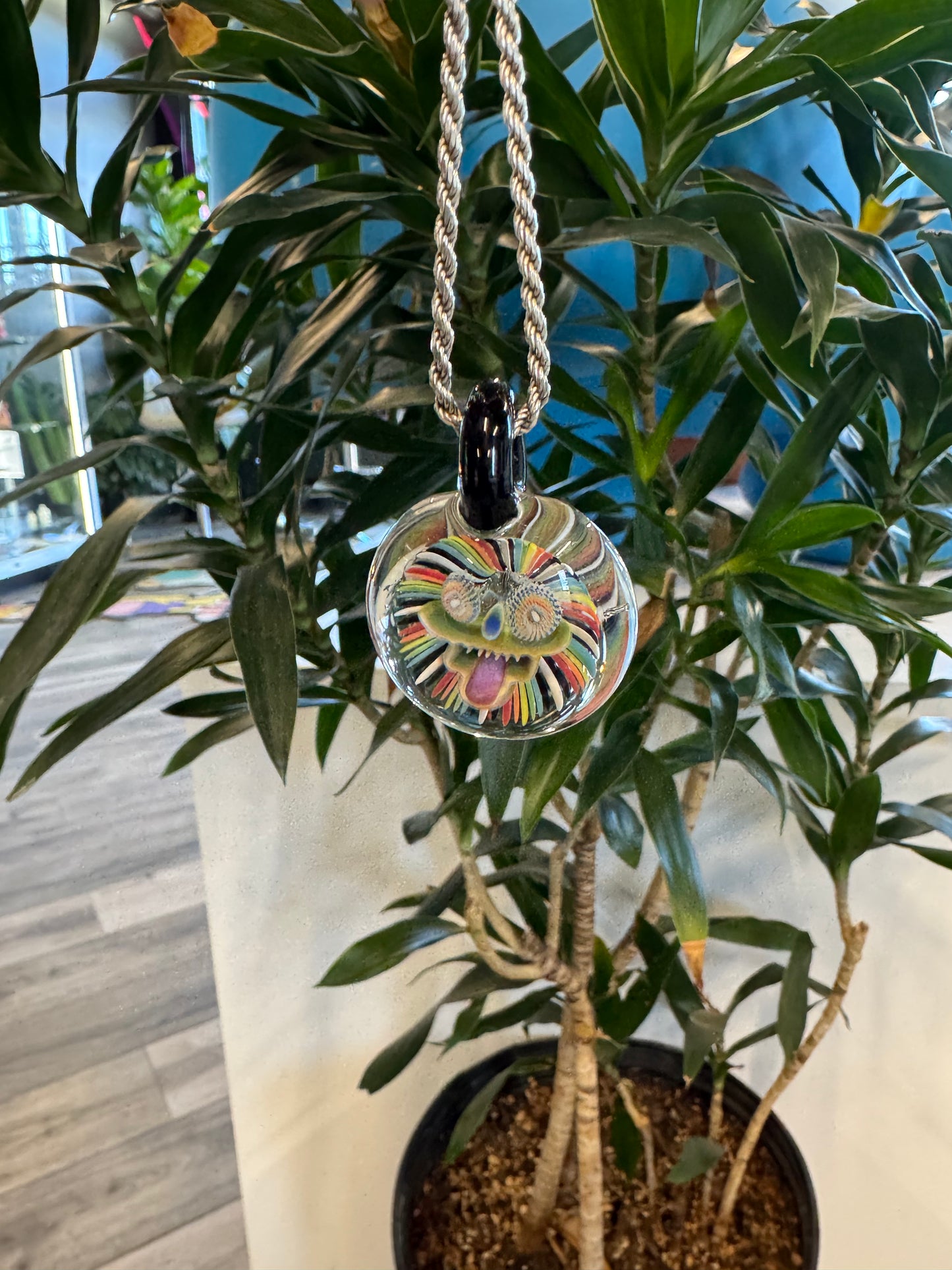 Steve H Pendant - Implosion Face