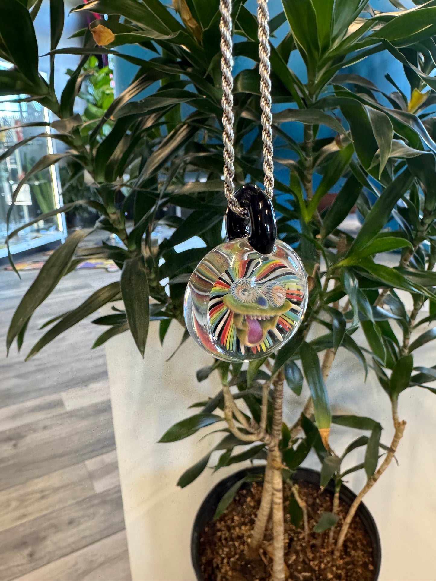 Steve H Pendant - Implosion Face