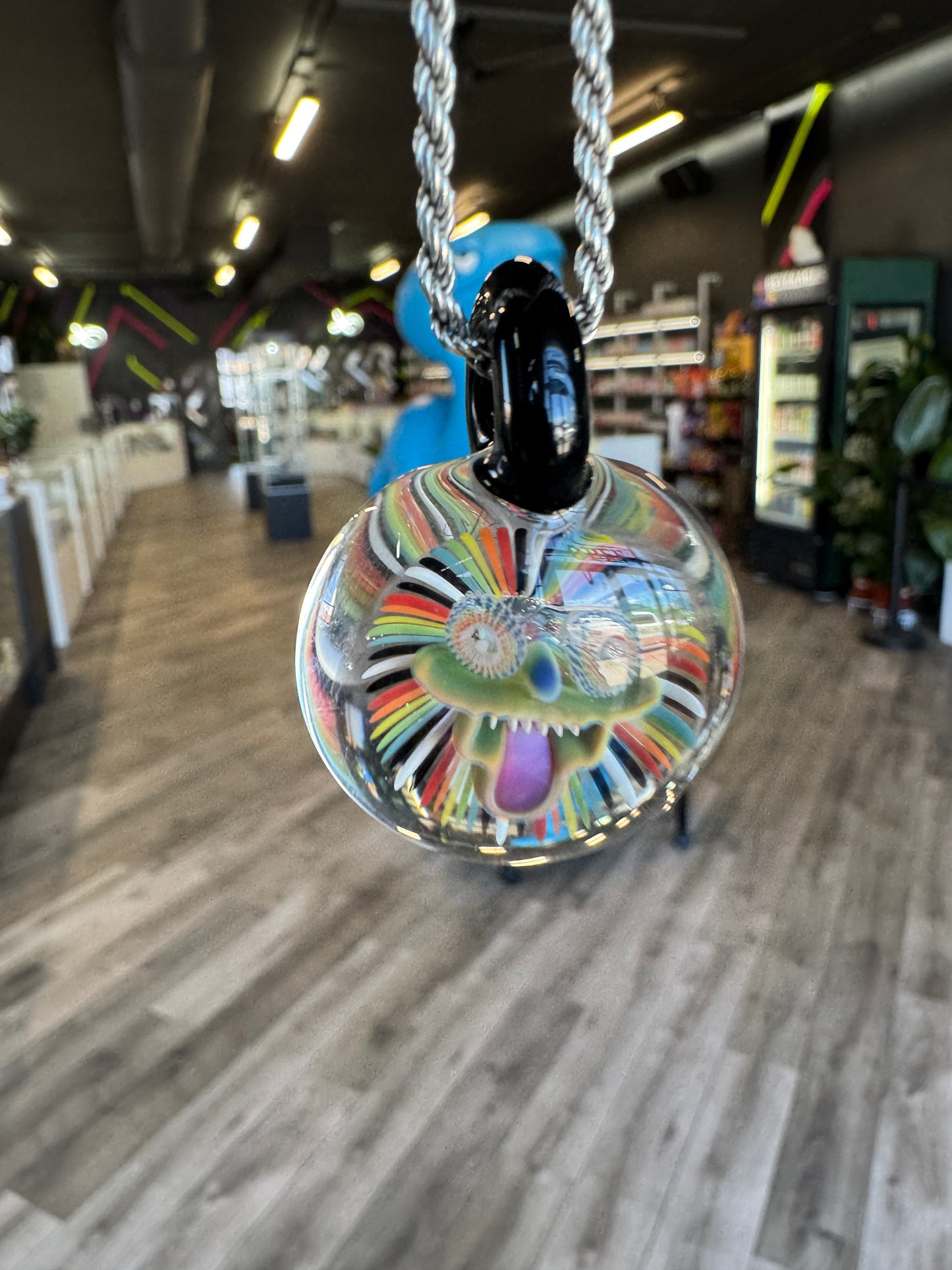Steve H Pendant - Implosion Face
