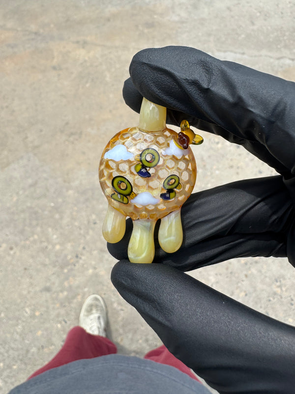 Calmbo X Joe Peters Honey Comb Pendant