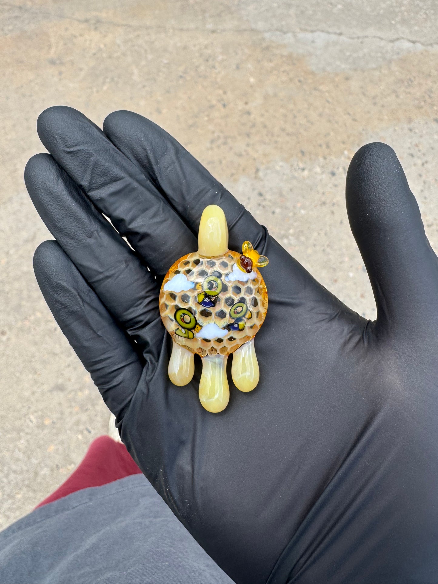 Calmbo X Joe Peters Honey Comb Pendant