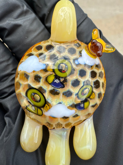 Calmbo X Joe Peters Honey Comb Pendant