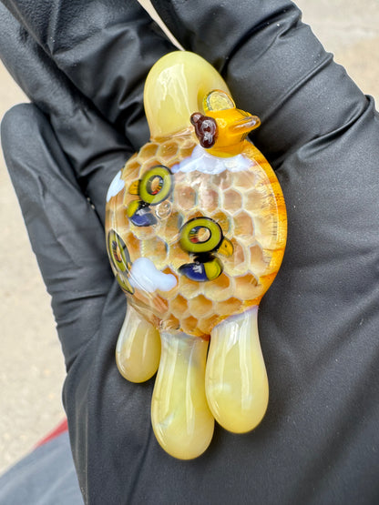 Calmbo X Joe Peters Honey Comb Pendant
