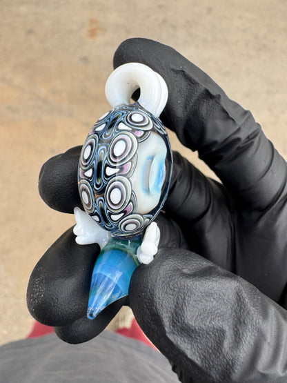 Calbo X Yoshinori Kondo Dotstack Bird Pendant