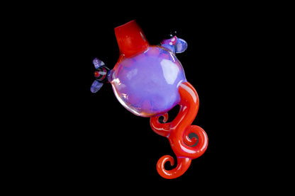 Joe P  Honeycomb Pendant - Red & Orange