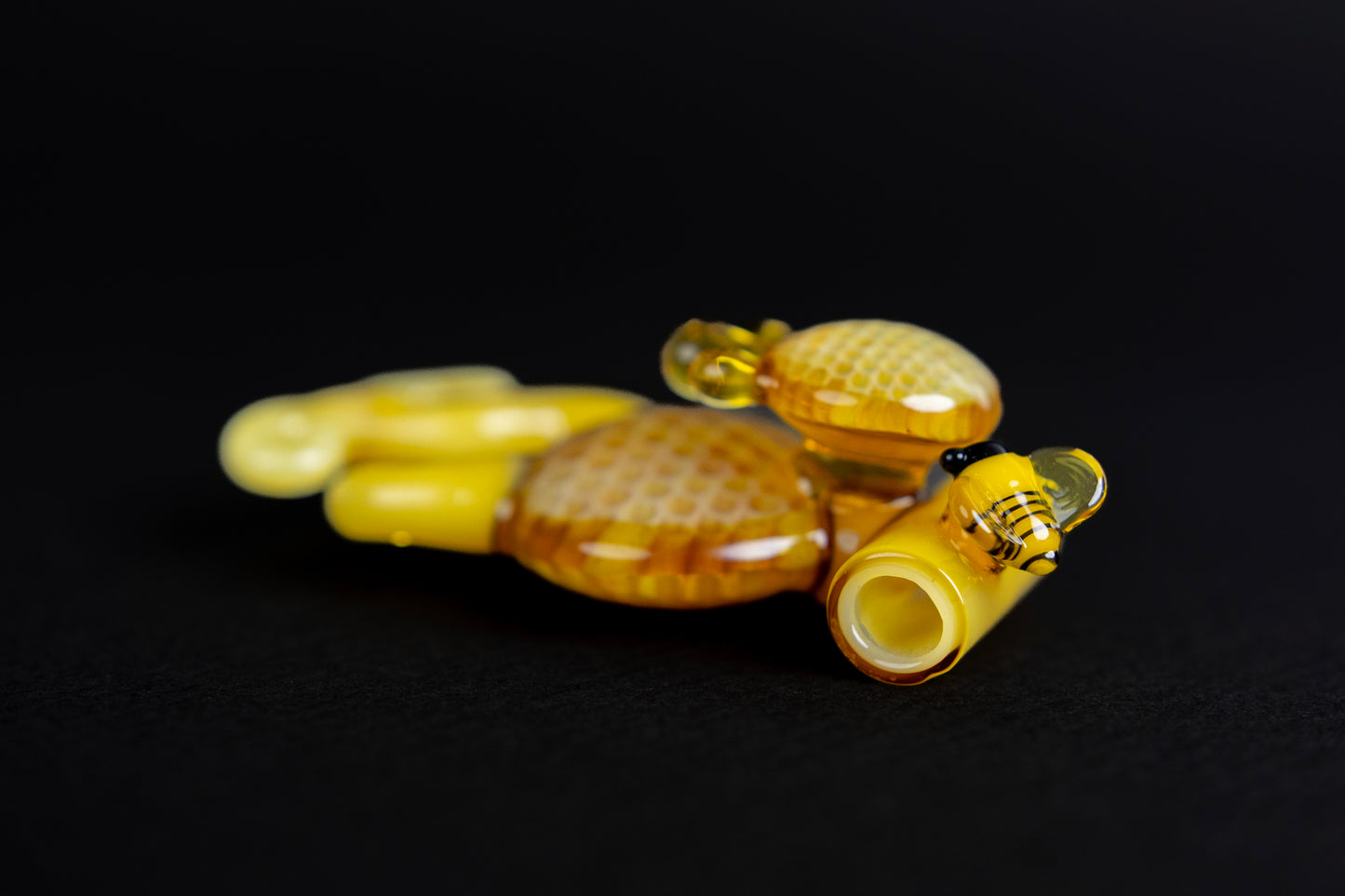 Joe P  Honeycomb Pendant - Yellow & Gold